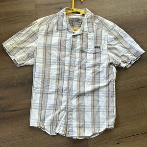 Fox Racing vintage 90s Dress Shirt !! Medium